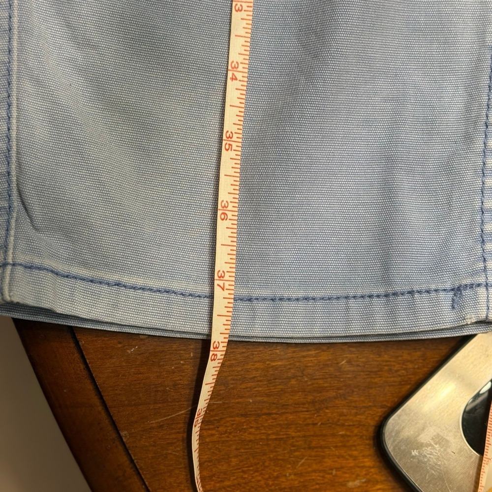 Anthropology x Pilcro‎ The Wanderer Light Blue Chambray Pants Size 31 Relaxed - Picture 14 of 16